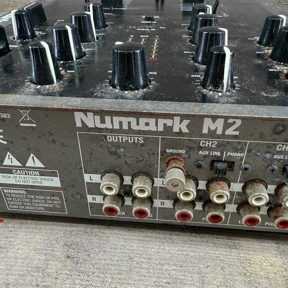 Numark M2 2 Channel Scratch Mixer DJ As Is - Picture 11 of 16